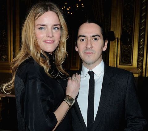 Solveig Karadottir with her ex-husband Dhani Harrison